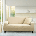 Premium Stretchable Fitted Sofa Cover – Soft Skin