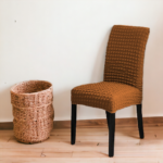 Premium Waffle Texture Chair Cover – Copper