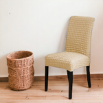 Premium Waffle Texture Chair Cover – Skin Golden