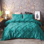 8-Piece Diamond Duvet Cover Set – Teal